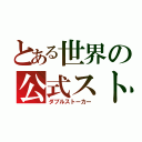 とある世界の公式ストーカー（ダブルストーカー）