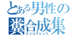 とある男性の糞合成集（クソコラシュウ）