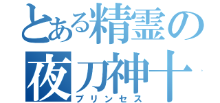 とある精霊の夜刀神十香（プリンセス）