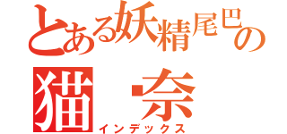 とある妖精尾巴の猫ℓ奈（インデックス）