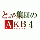 とある集団のＡＫＢ４８（アケビ４８）