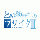 とある鵜野めいのブサイク伝説Ⅱ（妖怪声ババア）