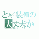 とある装備の大丈夫か？（エルシャダイ）