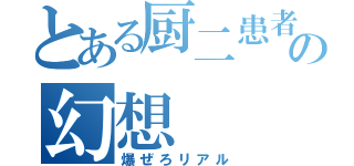 とある厨二患者の幻想（爆ぜろリアル）