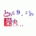 とある９．２３生まれの菜央（インデックス）