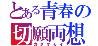 とある青春の切願両想（カタオモイ）