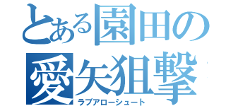 とある園田の愛矢狙撃（ラブアローシュート）