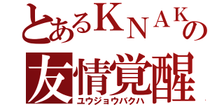 とあるＫＮＡＫの友情覚醒（ユウジョウバクハ）