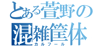 とある萱野の混雑筐体（カルフール）