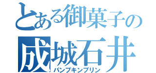 とある御菓子の成城石井（パンプキンプリン）