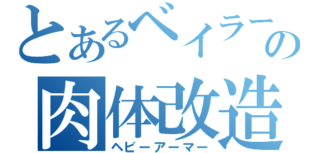 とあるベイラーの肉体改造（ヘビーアーマー）