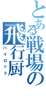 とある戦場の飛行厨（パイロット）