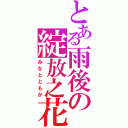 とある雨後の綻放之花（みなとともか）