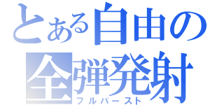 とある自由の全弾発射（フルバースト）