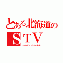 とある北海道のＳＴＶ（ゴールデンカムイを放送）