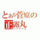 とある菅原の正露丸（バイオテロ）