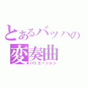 とあるバッハの変奏曲（バリエーション）