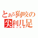 とある狗咬の尖利几足（殺人凶器）