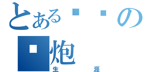 とある问题の撸炮（生涯）