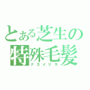 とある芝生の特殊毛髪（ナガイリサ）