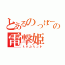 とあるのっぱーの電撃姫（ミサカミコト）