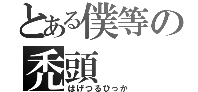 とある僕等の禿頭（はげつるぴっか）