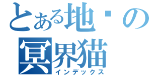 とある地狱の冥界猫（インデックス）
