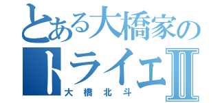 とある大橋家のトライエイジⅡ（大橋北斗）