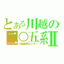 とある川越の二○五系Ⅱ（川越車輌センター）