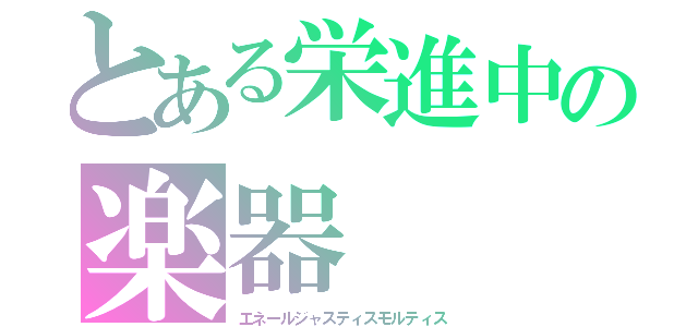 とある栄進中の楽器（エネールジャスティスモルティス）