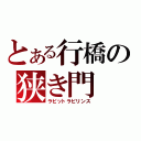 とある行橋の狭き門（ラビットラビリンス）