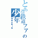 とある鉄道ファンの少年（特急大和１号）