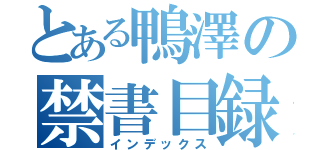 とある鴨澤の禁書目録（インデックス）