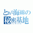 とある海綿の秘密基地（インデックス）