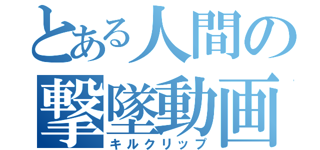 とある人間の撃墜動画（キルクリップ）