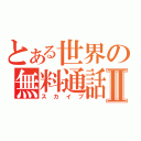 とある世界の無料通話Ⅱ（スカイプ）