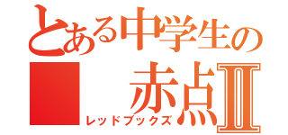 とある中学生の　　赤点Ⅱ（レッドブックズ）