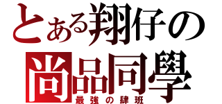 とある翔仔の尚品同學（最強の肆班）