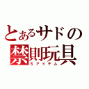 とあるサドの禁則玩具（Ｓアイテム）