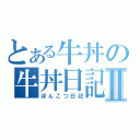 とある牛丼の牛丼日記Ⅱ（ぽんこつ日記）