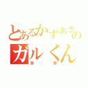 とあるかずあきのガルくん（溺愛）