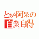 とある阿呆の自業自得（ソーシーズ）