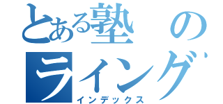 とある塾のライングループ（インデックス）