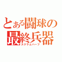 とある闘球の最終兵器（スクラムハーフ）