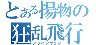 とある揚物の狂乱飛行（フライアウェイ）