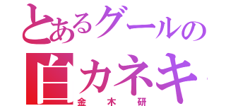 とあるグールの白カネキ（金木研）