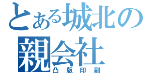 とある城北の親会社（凸版印刷）