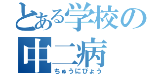 とある学校の中二病（ちゅうにびょう）