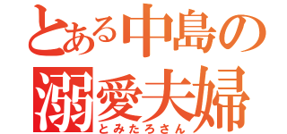 とある中島の溺愛夫婦（とみたろさん）