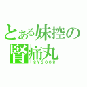 とある妹控の腎痛丸（　ＳＹ２００８）